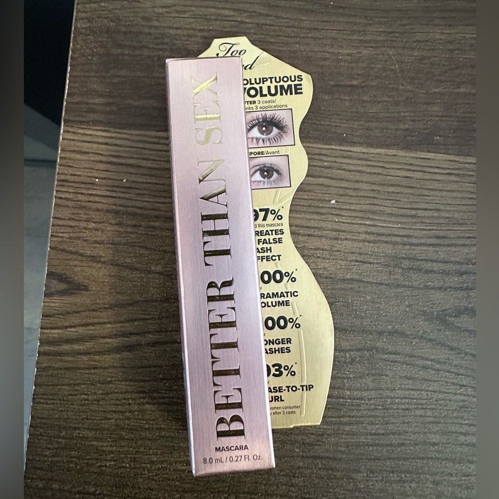Too Faced - better than sex mascara